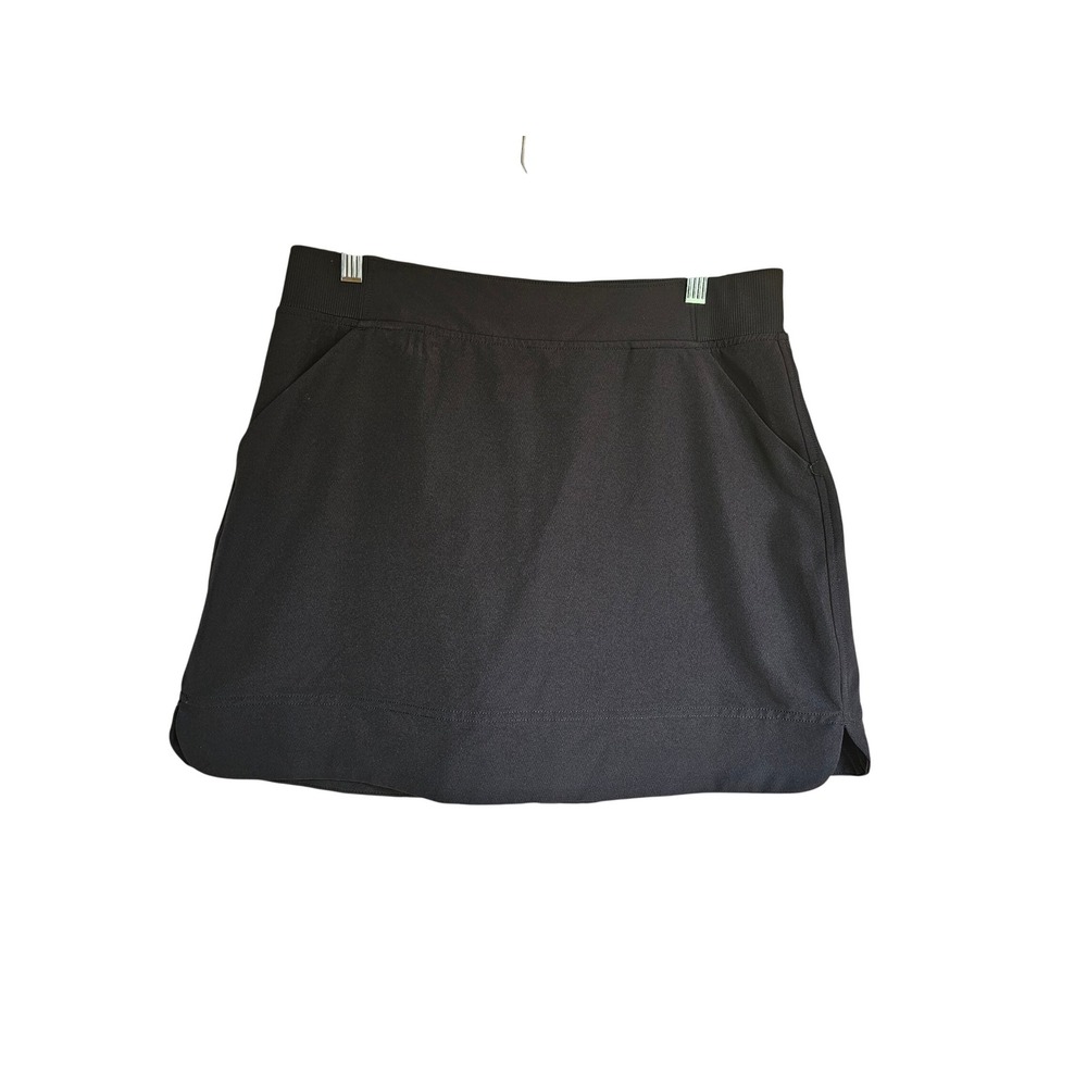 32 Degrees Cool Skort Women M Black Active Golf Tennis Athletic Pockets Stretch
